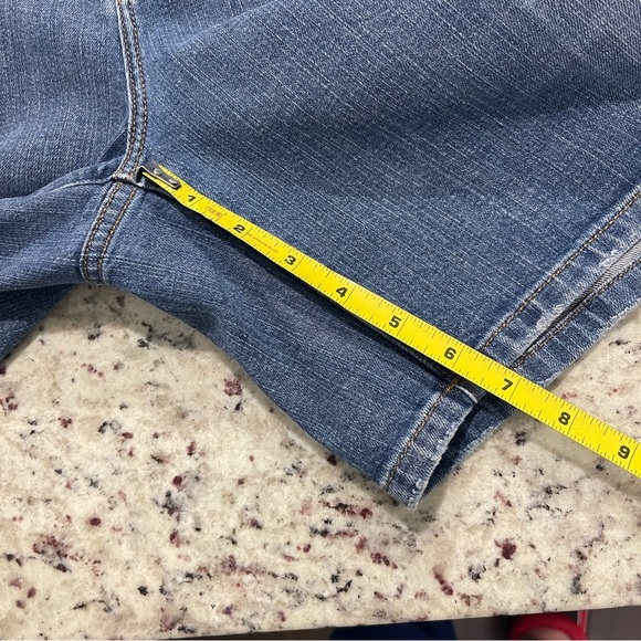 Lauren Jeans Co Ralph Lauren Denim Short Size 14 C Blue 7” Inseam Cotton Bermuda - Picture 7 of 8